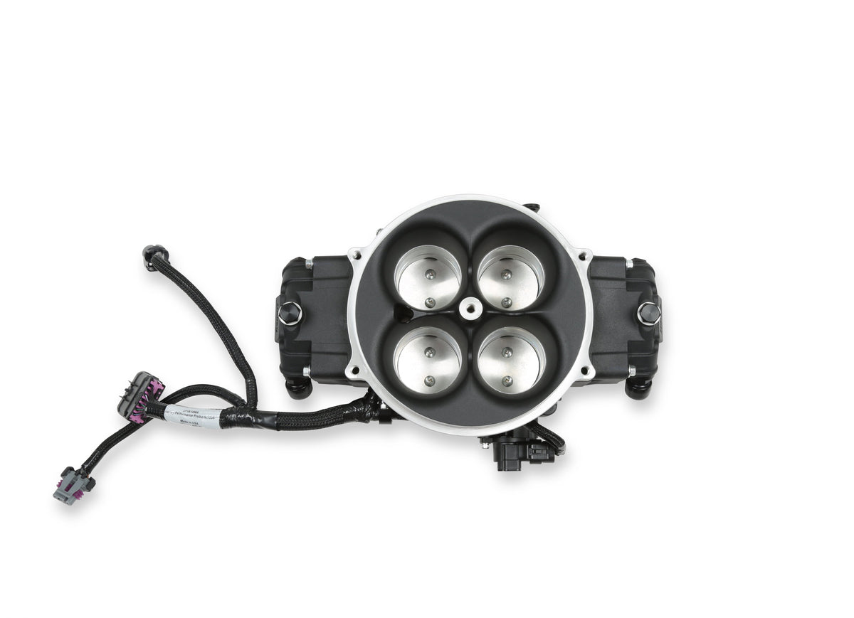 EFI Terminator X Stealth 4500 Service Throttle Body - Black - 4 Injectors - 650 HP - Secondary Throttle Body