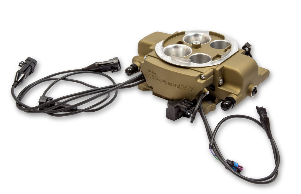 Holley Sniper EFI Quadrajet - Classic Gold