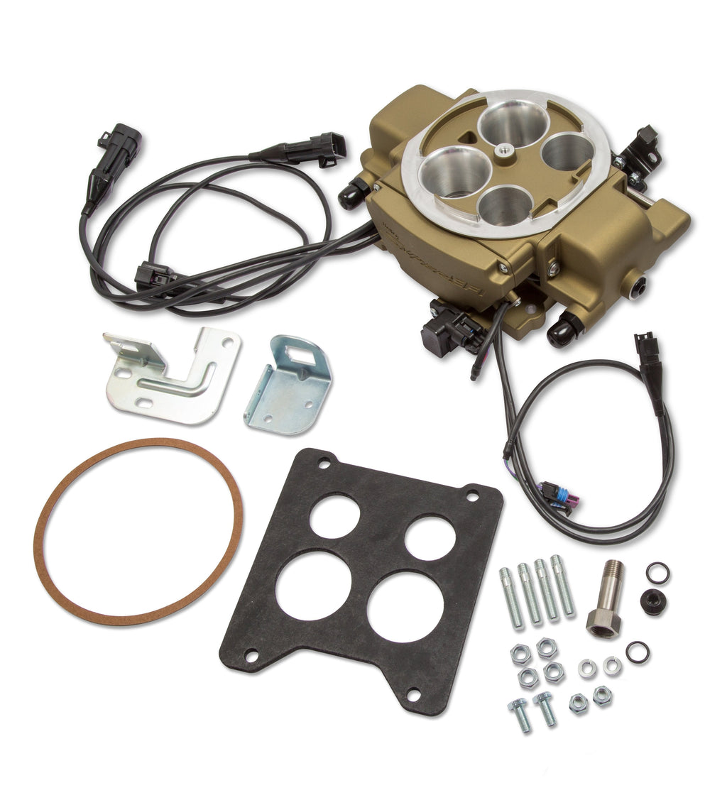 Holley Sniper EFI Quadrajet - Classic Gold
