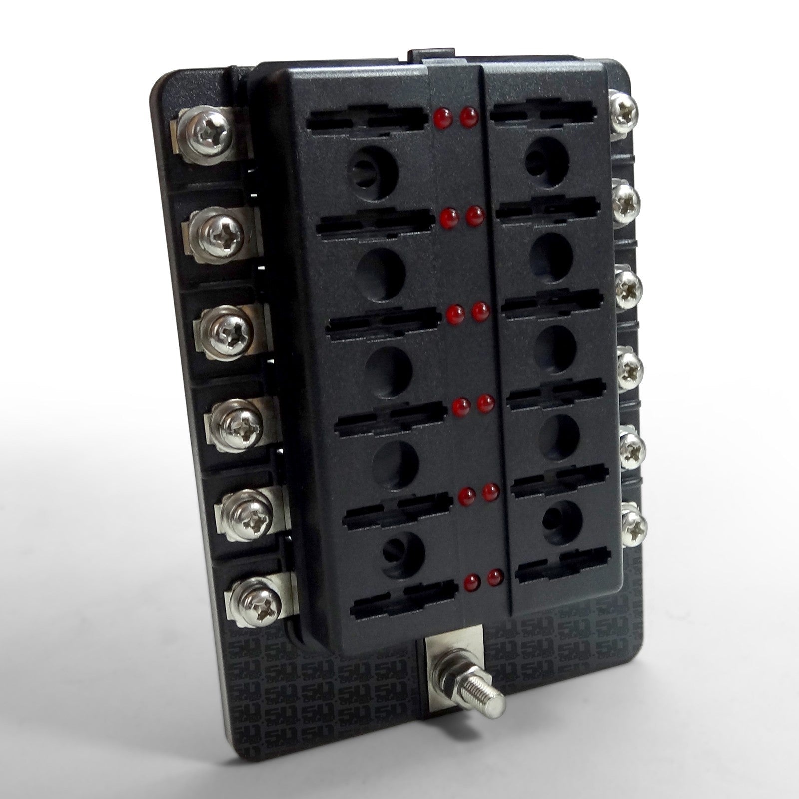 12 Way Standard LED Circuit Screw Fuse Block