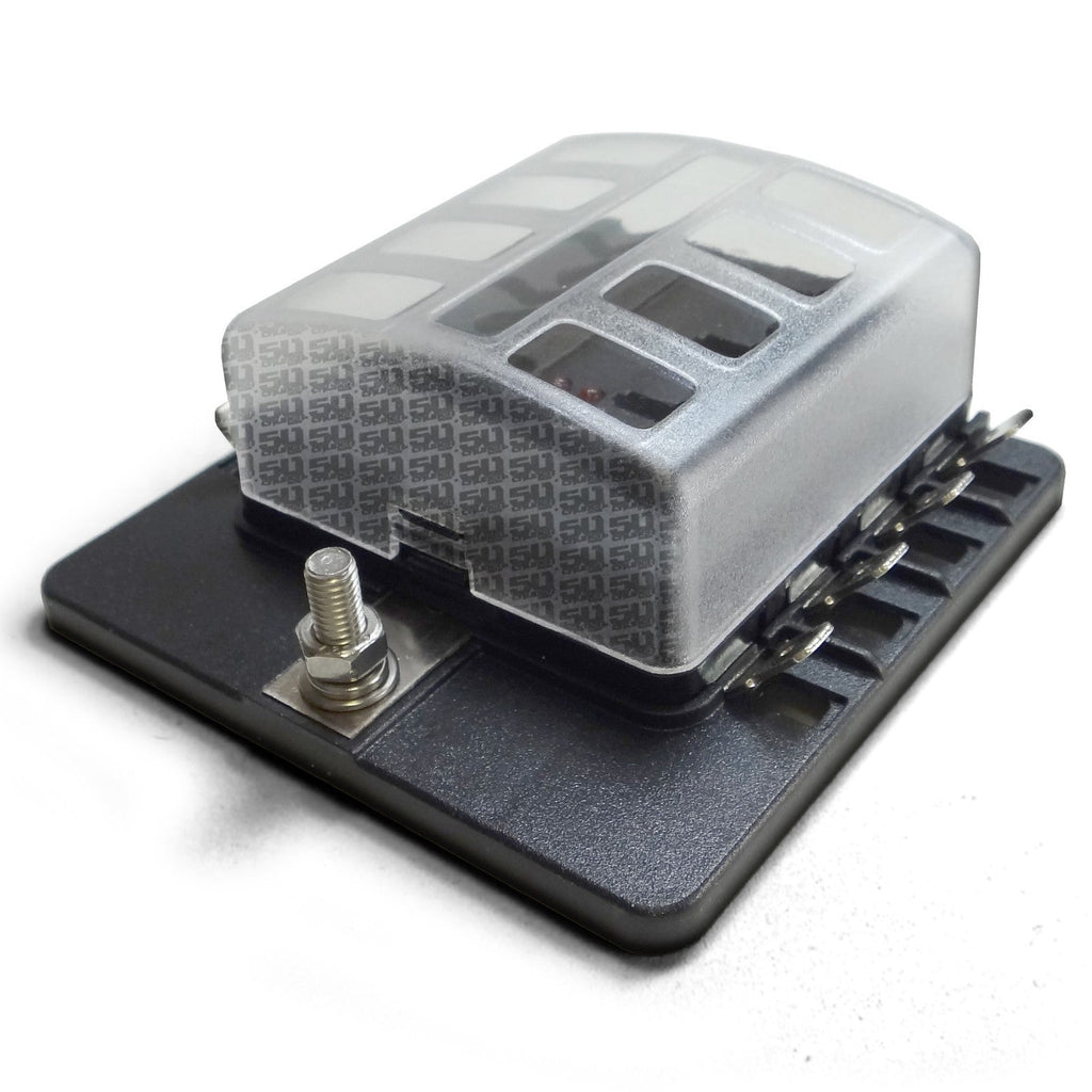 8 Way Standard LED Circuit Blade Fuse Box
