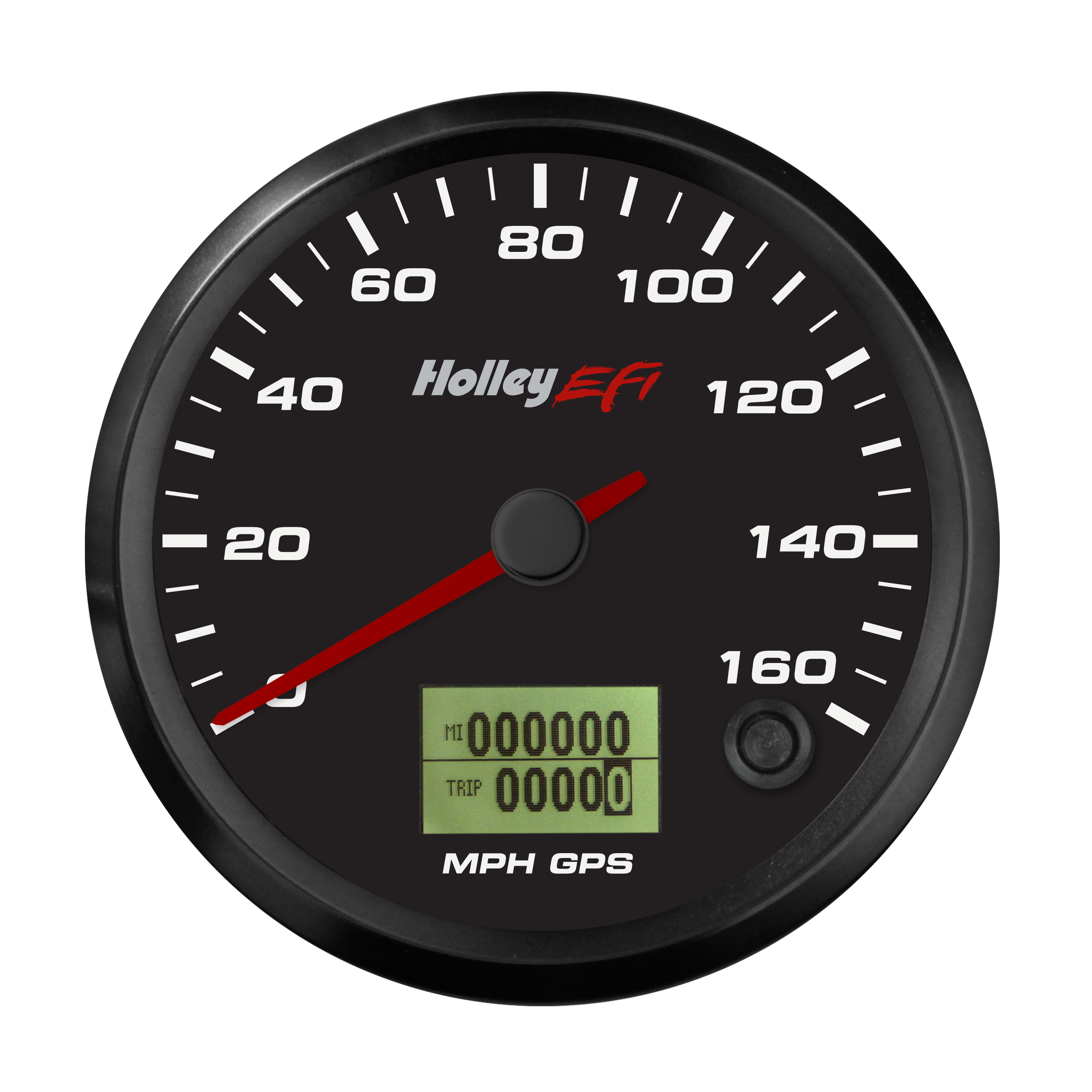 3-3/8" GPS Speedometer (w/ Odometer), 0-160 MPH, Black Face