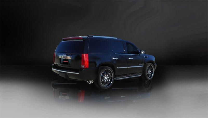 Corsa Performance 07-10 Cadillac Escalade 6.2L V8 Polished Sport Cat-Back Exhaust