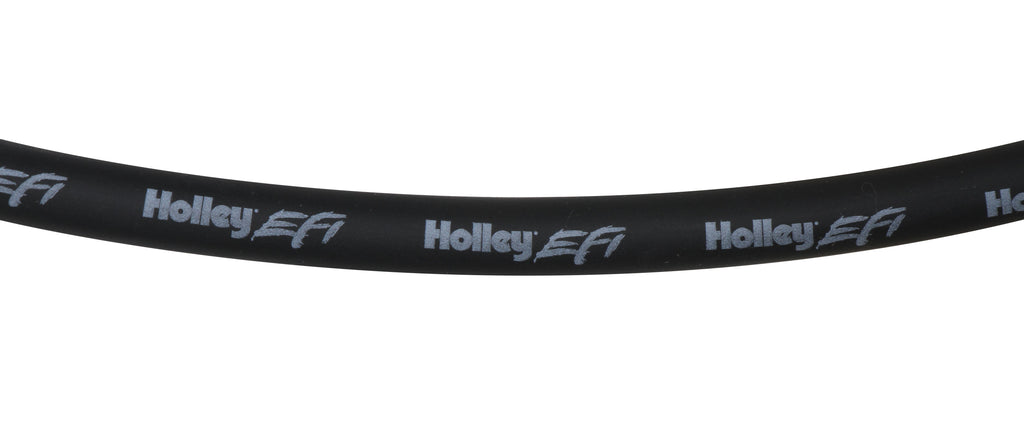 Spark Plug - Cut to Fit- Wire set, Black with Black 180 degree boots For Holley Smart Coil