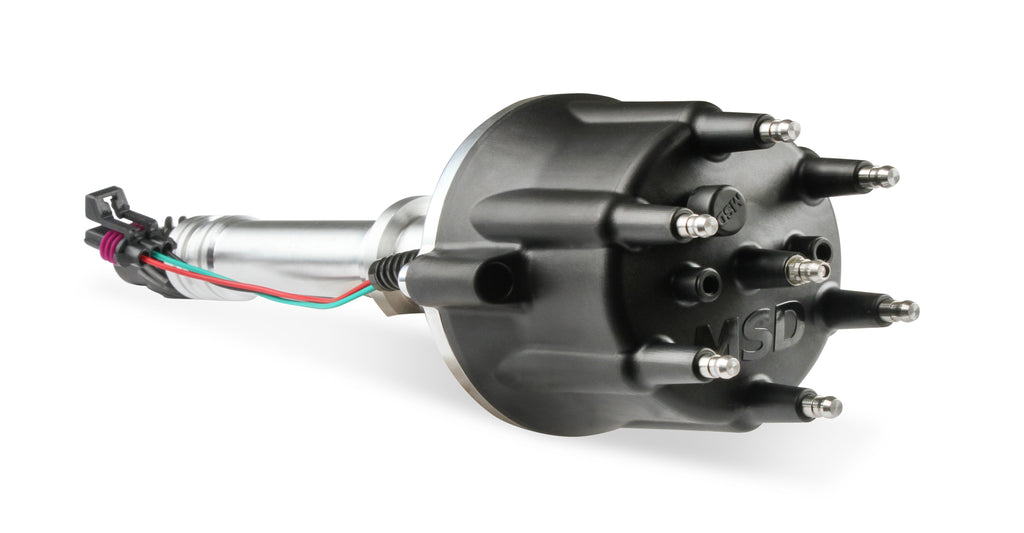 HyperSpark Distributor - GM V6 - Shiny Billet Housing - fits 4.3L V6