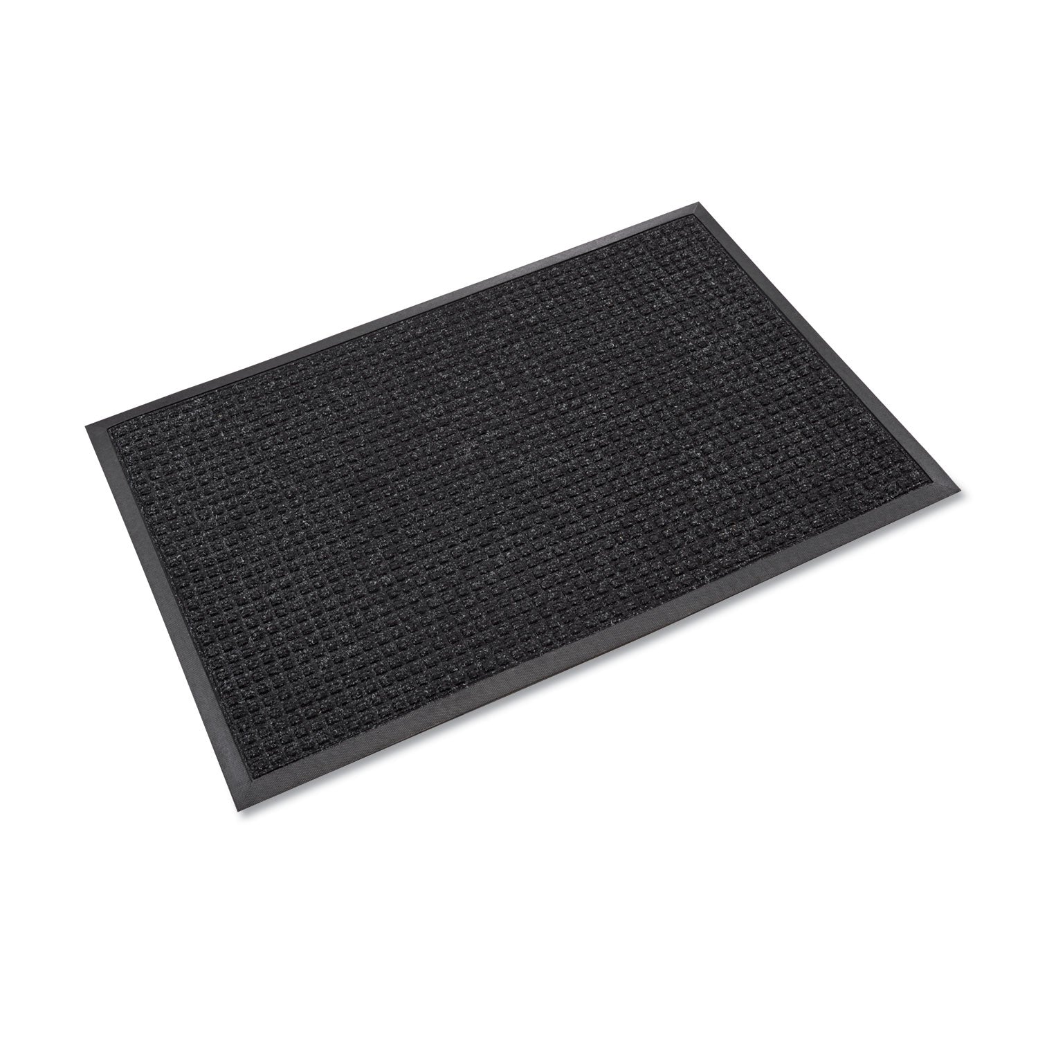 Crown Super-Soaker Wiper Mat with Gripper Bottom, Polypropylene, 36 x 120, Charcoal