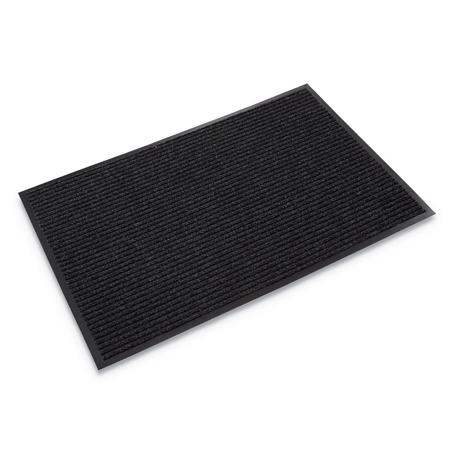 Crown Needle-Rib Wiper/Scraper Mat, Polypropylene, 48 x 72, Charcoal