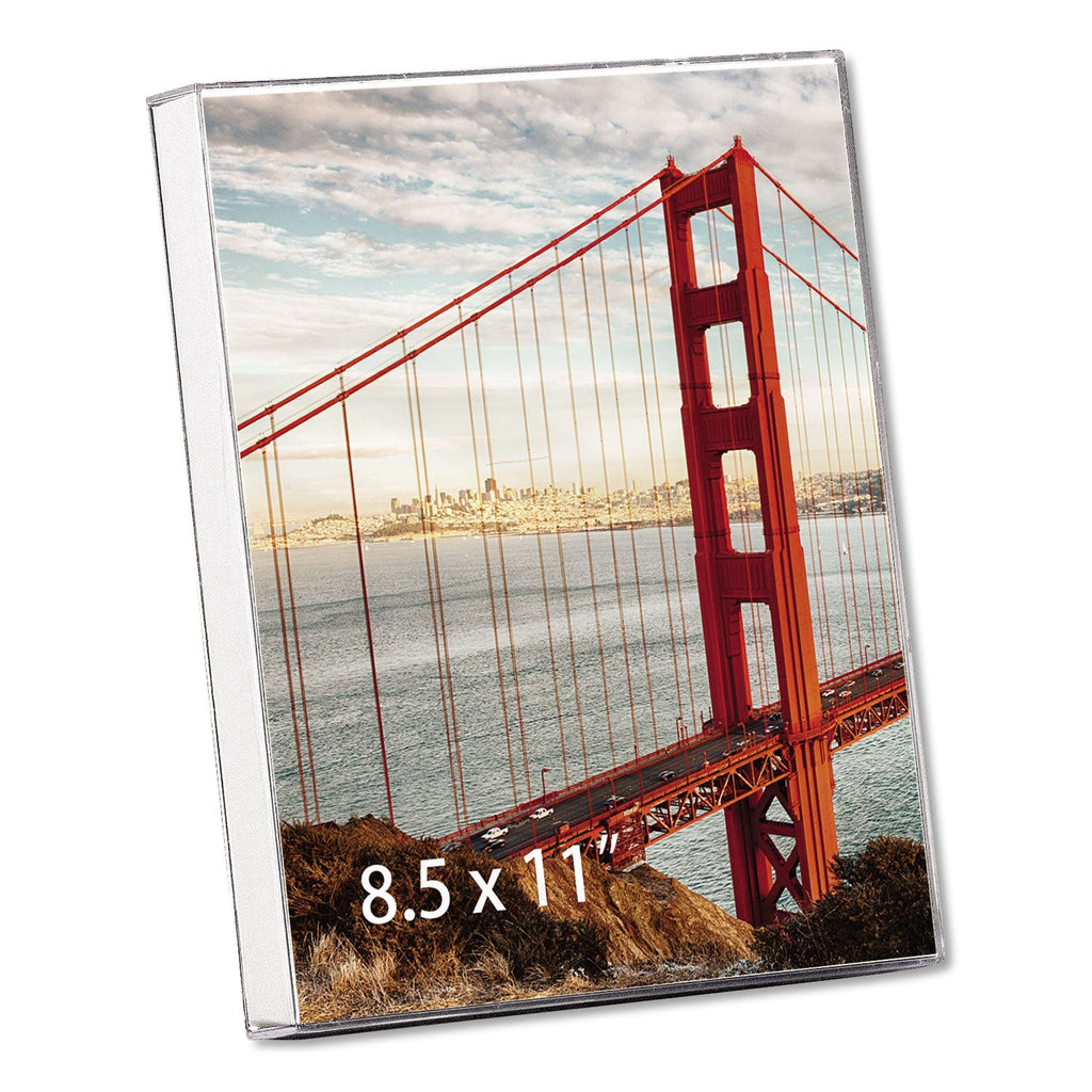 Universal Clear Box Frame, Plastic, 8.5 x 11 Insert, Clear