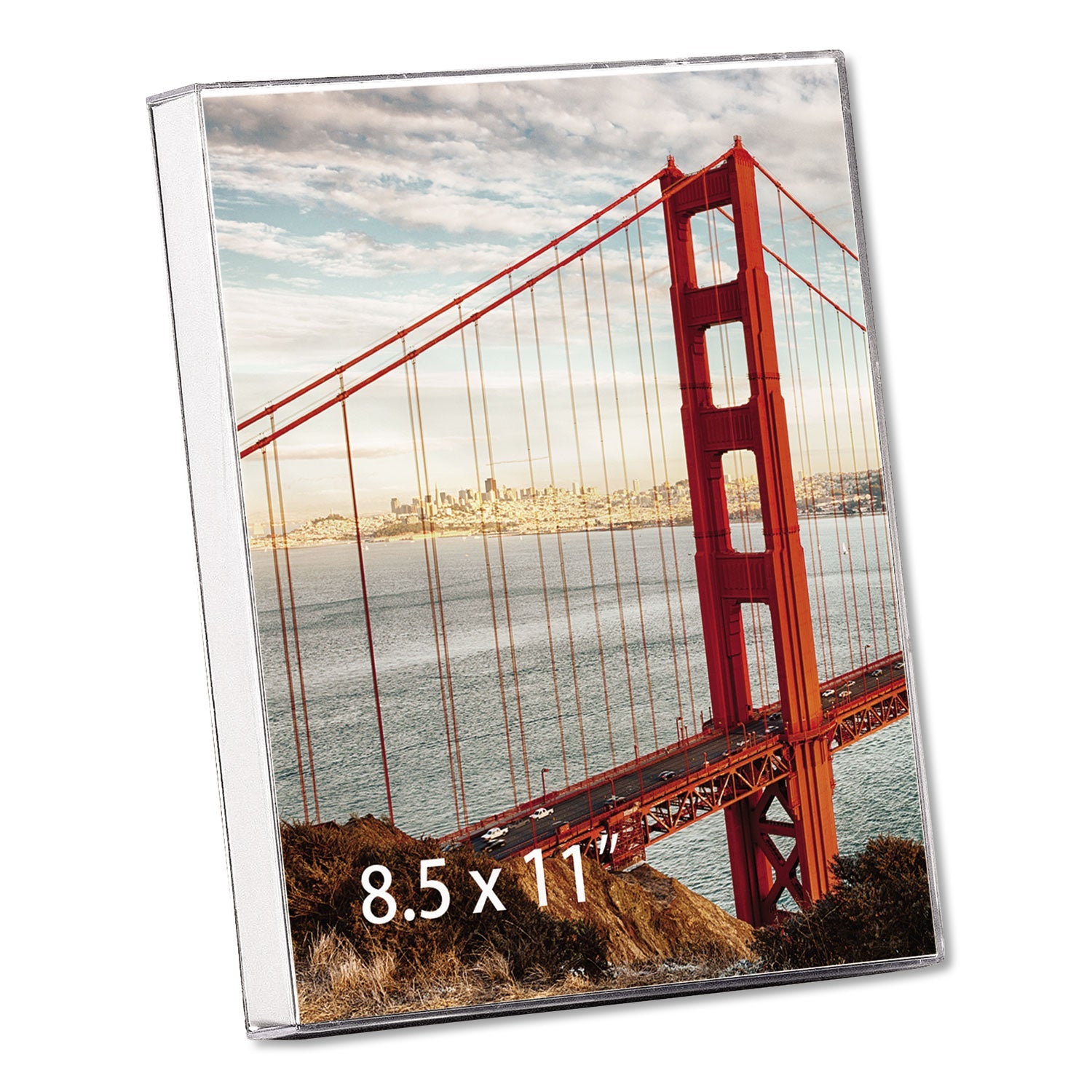 Universal Clear Box Frame, Plastic, 8.5 x 11 Insert, Clear