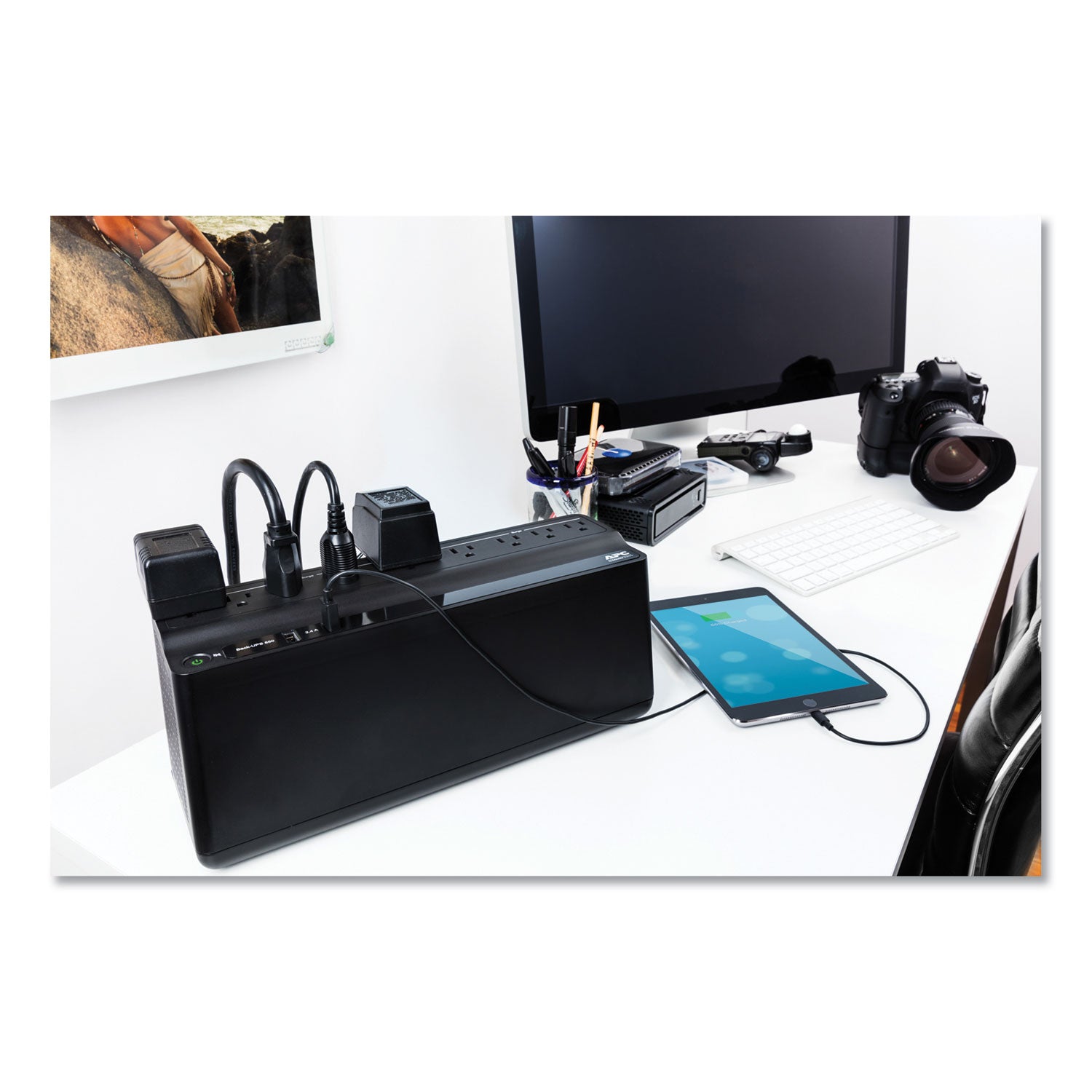 APC Smart-UPS 850 VA Battery Backup System, 9 Outlets, 120 VA, 354 J