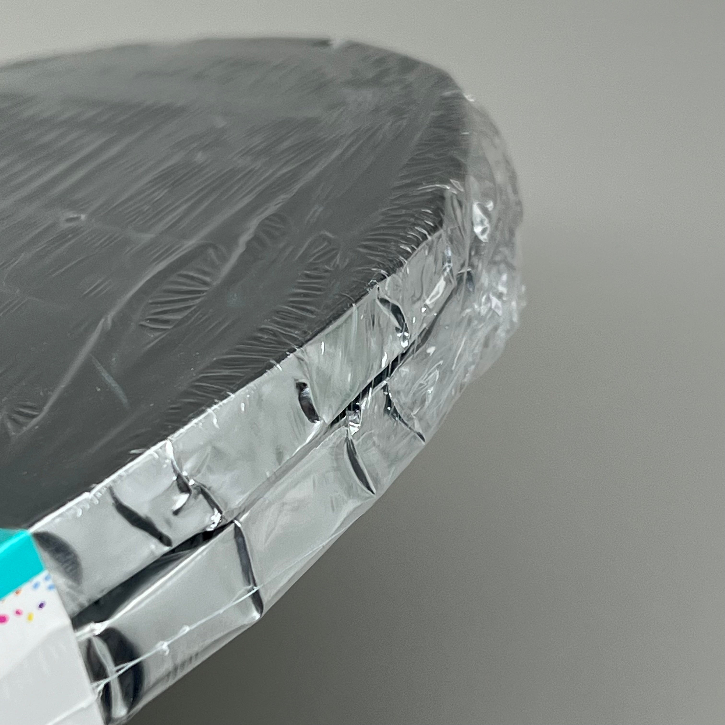 CELEBRATE IT Circle Cake Drums Grease Resistant Bakeware Silver 14in 2 pc 342463