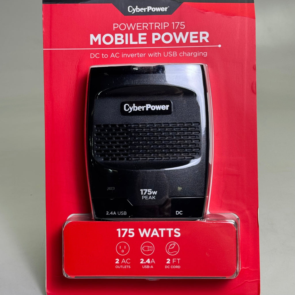CYBERPOWER Powertrip 175W Mobile Power Inverter CPS175PSU