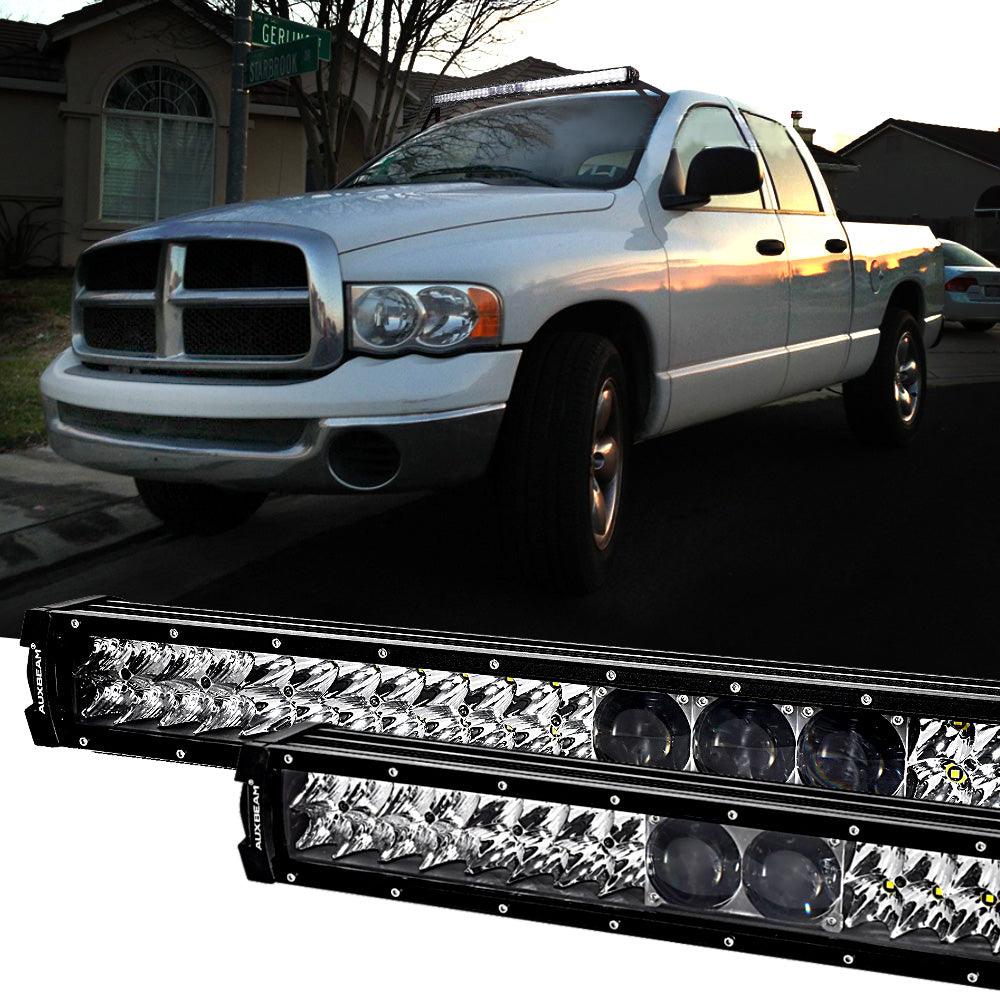 12"/22"/32"/42"/52" 5D-PRO Series LED Light Bar with 5D Projectors For 1500