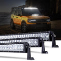 22 Inch-52 Inch 5D Series Straight/Curved Combo Beam Double Row LED Light Bar for Bronco