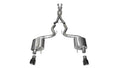 Corsa Performance 2015 Ford Mustang GT 5.0 3" Cat Back Exhaust, Black Dual 4.5" Tip