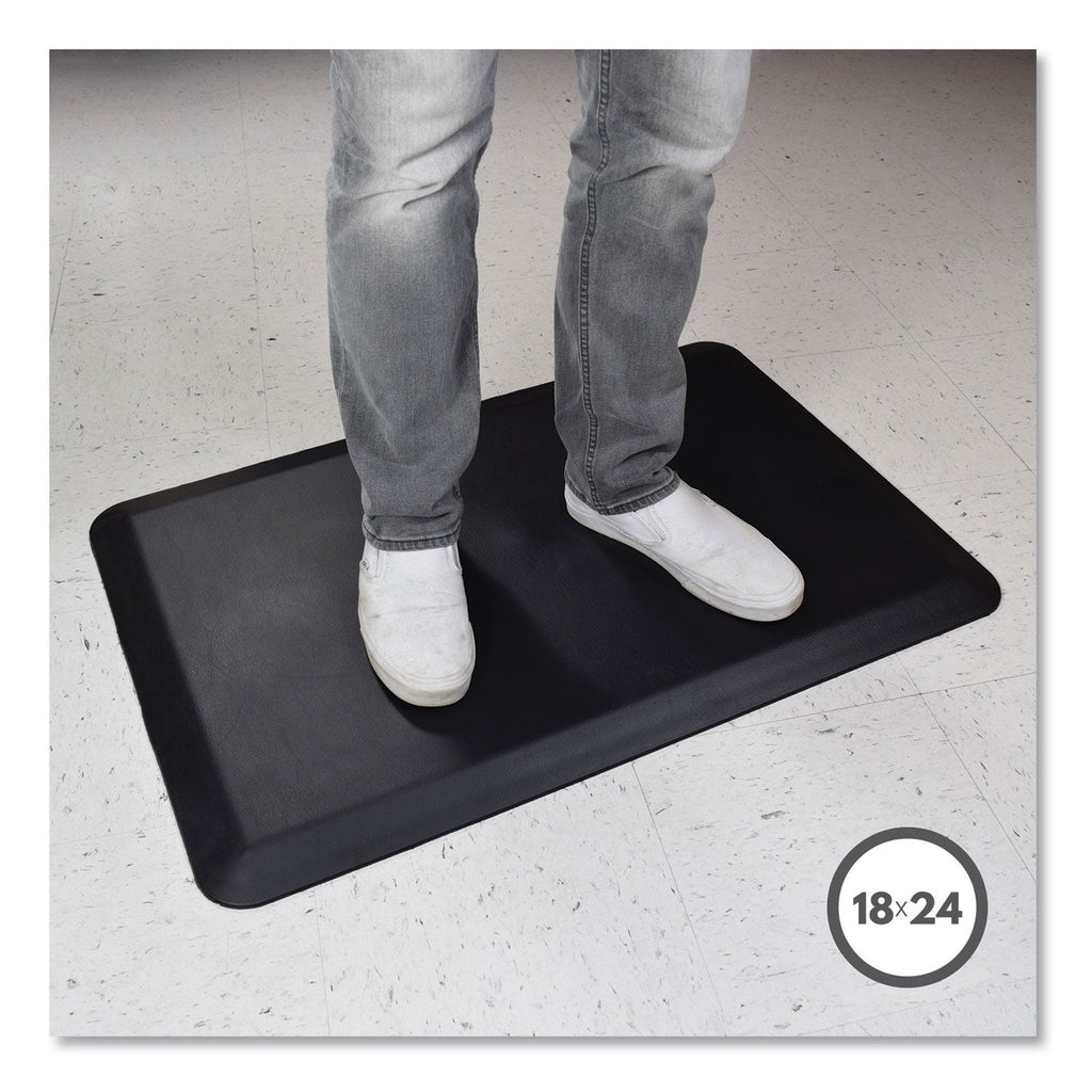 deflecto Anti-Fatigue Mat, 24 x 18, Black