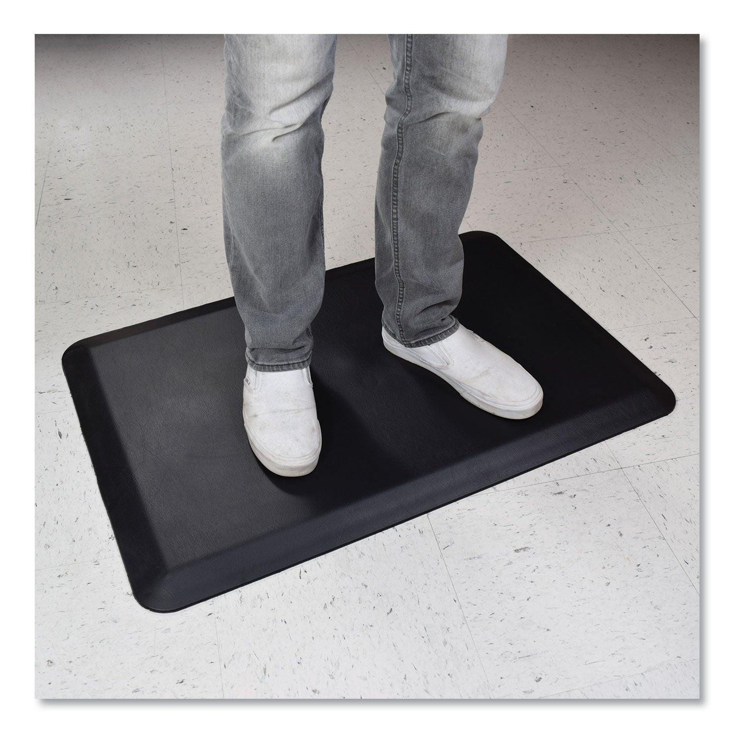 deflecto Anti-Fatigue Mat, 24 x 18, Black