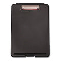 Universal Storage Clipboard, 0.5" Clip Capacity, Holds 8.5 x 11 Sheets, Black