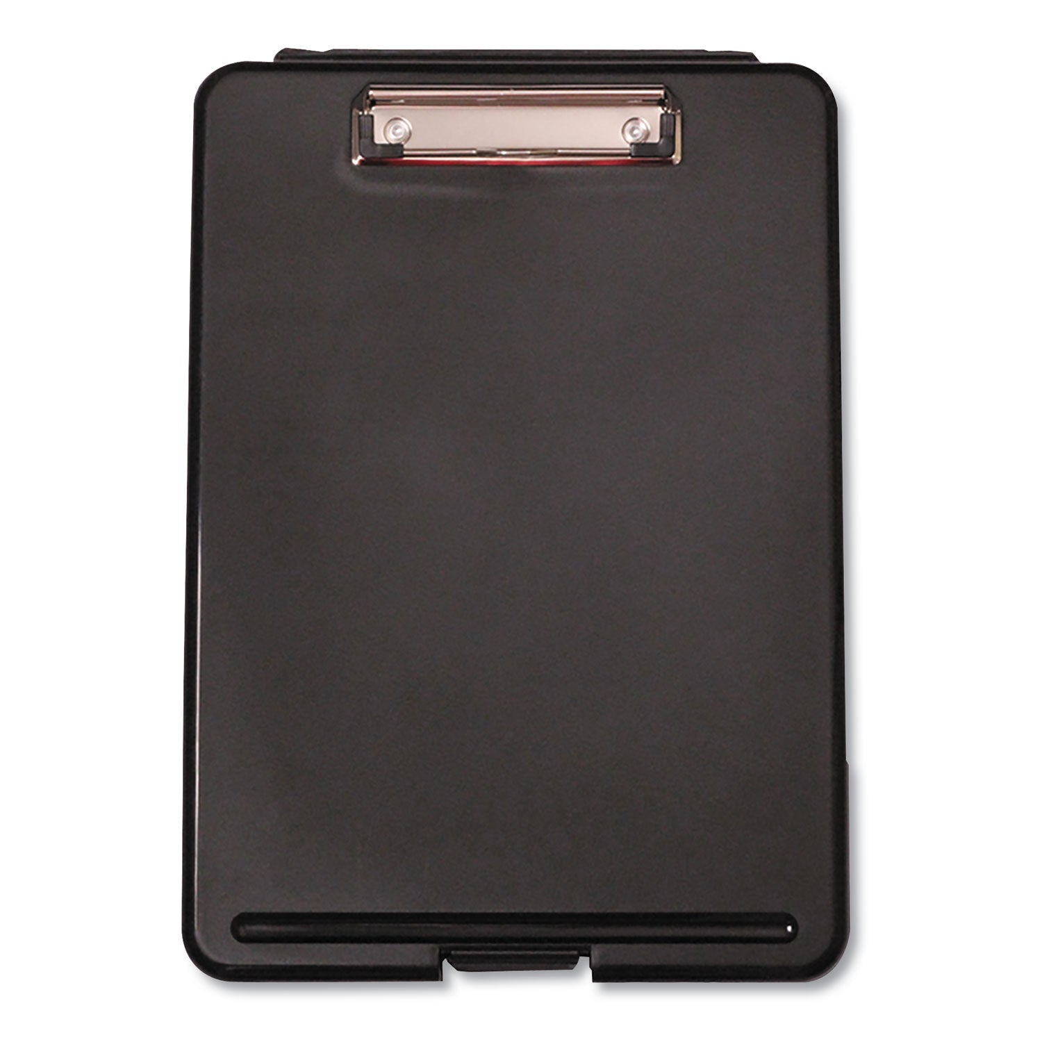 Universal Storage Clipboard, 0.5" Clip Capacity, Holds 8.5 x 11 Sheets, Black