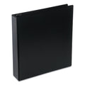Universal Deluxe Round Ring View Binder, 3 Rings, 2" Capacity, 11 x 8.5, Black