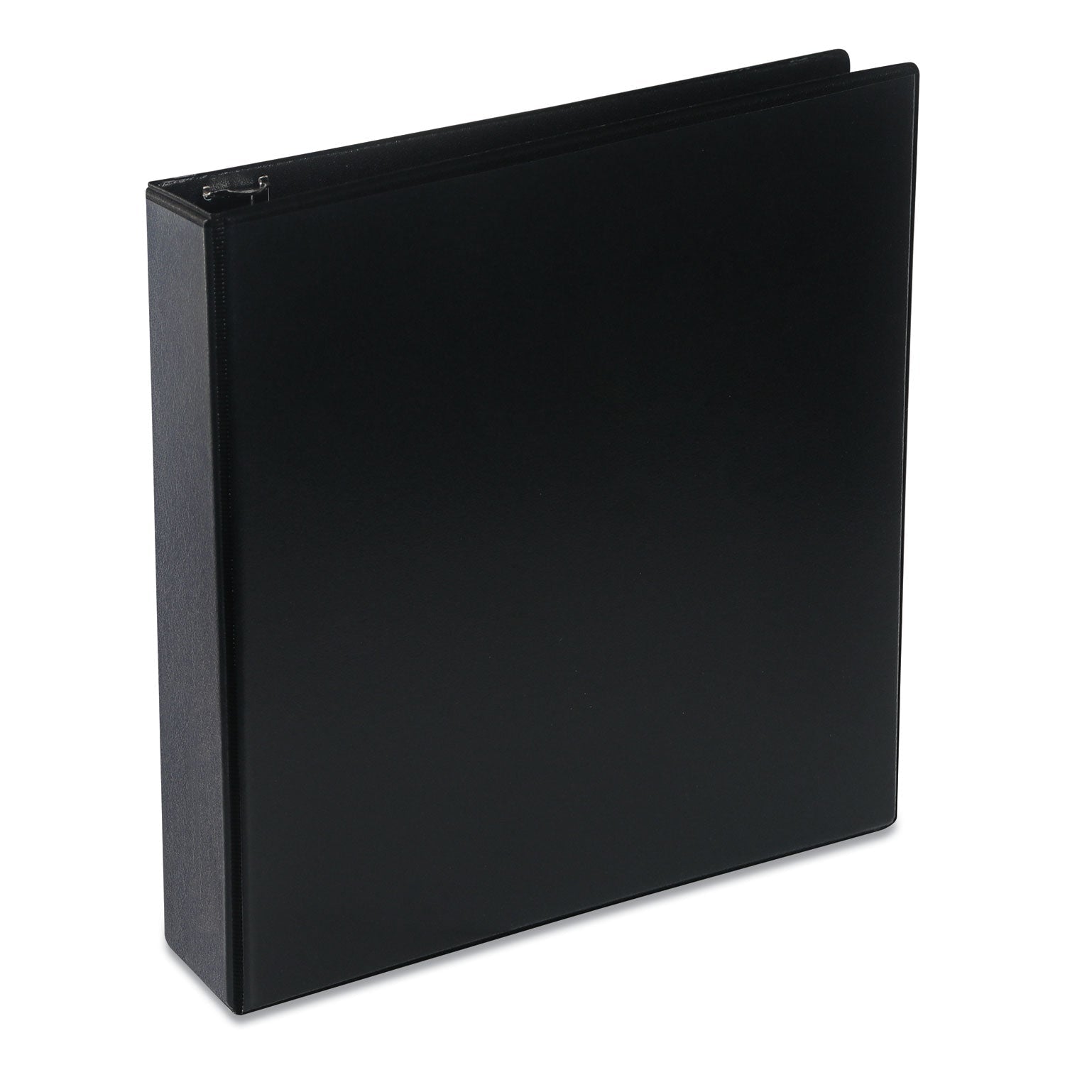Universal Deluxe Round Ring View Binder, 3 Rings, 2" Capacity, 11 x 8.5, Black