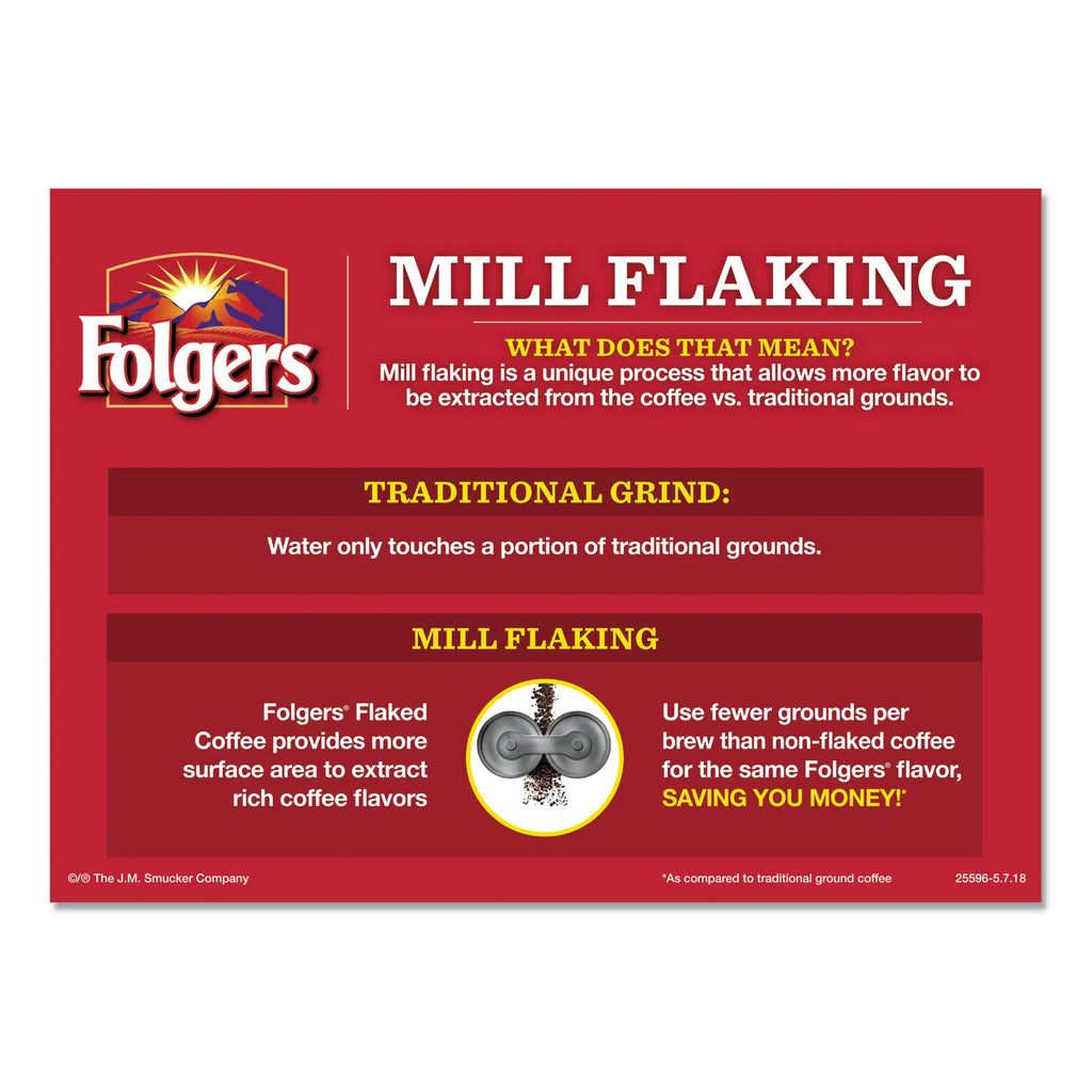 Folgers Coffee Filter Packs, Regular, 1.05 oz Filter Pack, 40/Carton
