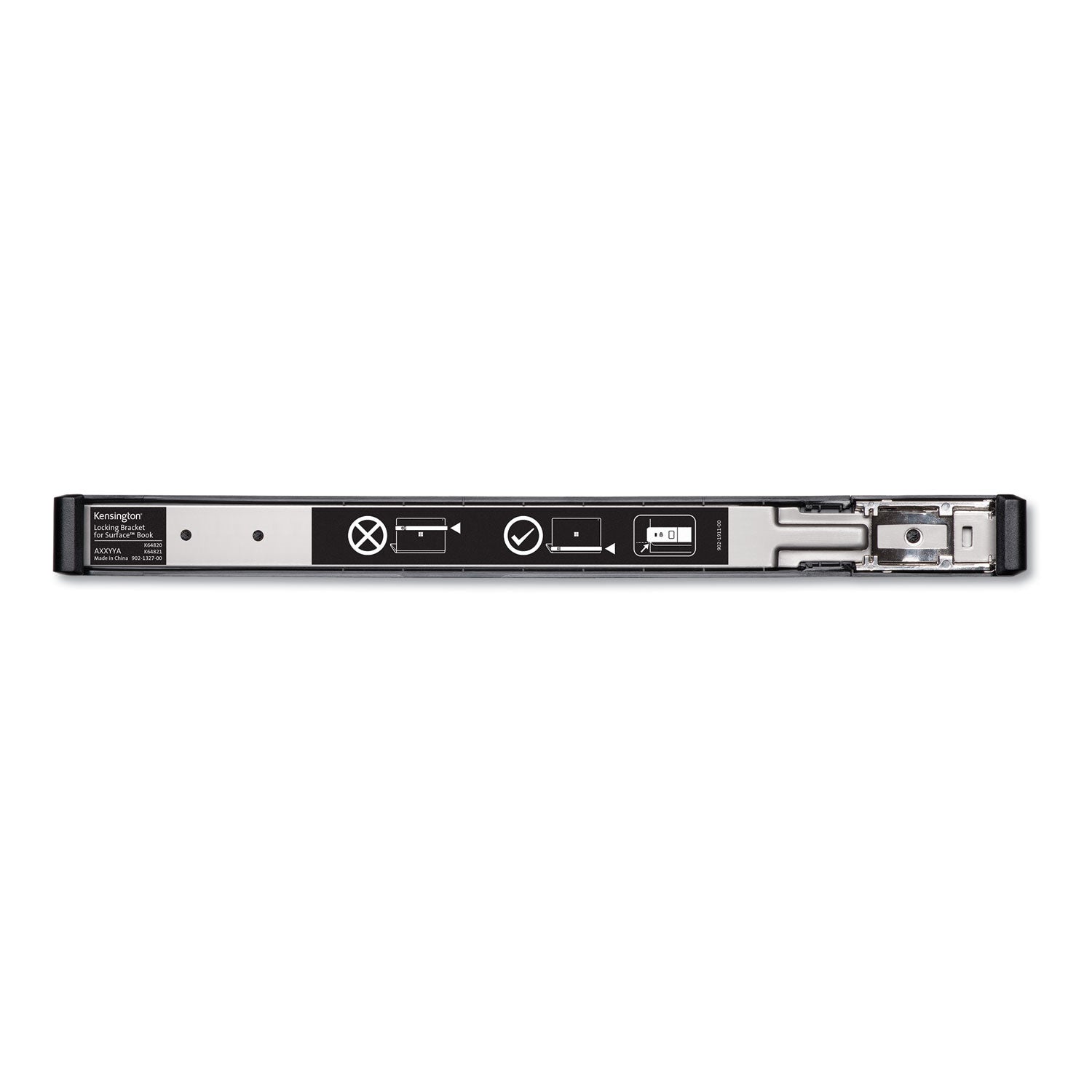 Kensington Locking Bracket for 13.5" Surface Book with MicroSaver 2.0 Keyed Lock