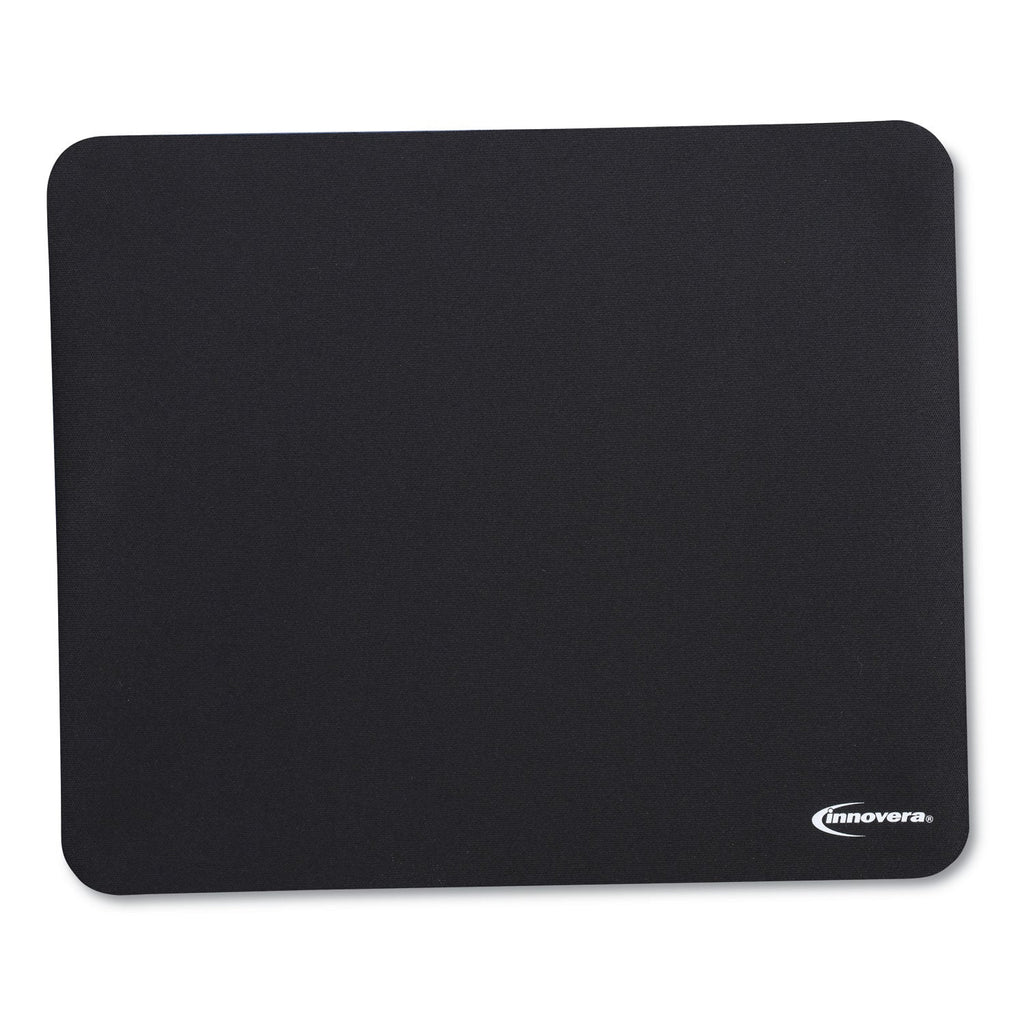 Innovera Latex-Free Mouse Pad, 9 x 7.5, Black