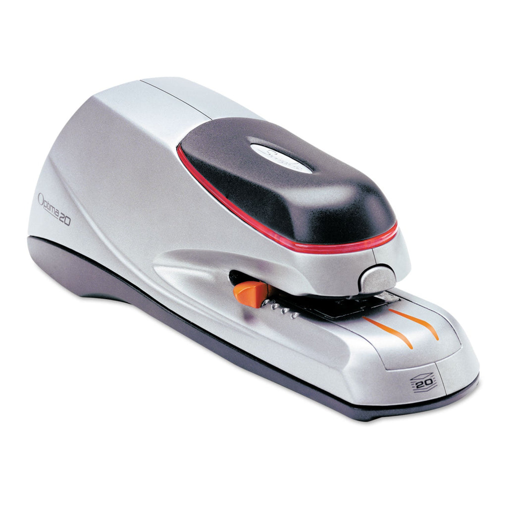 Swingline Optima 20 Electric Stapler, 20-Sheet Capacity, Silver