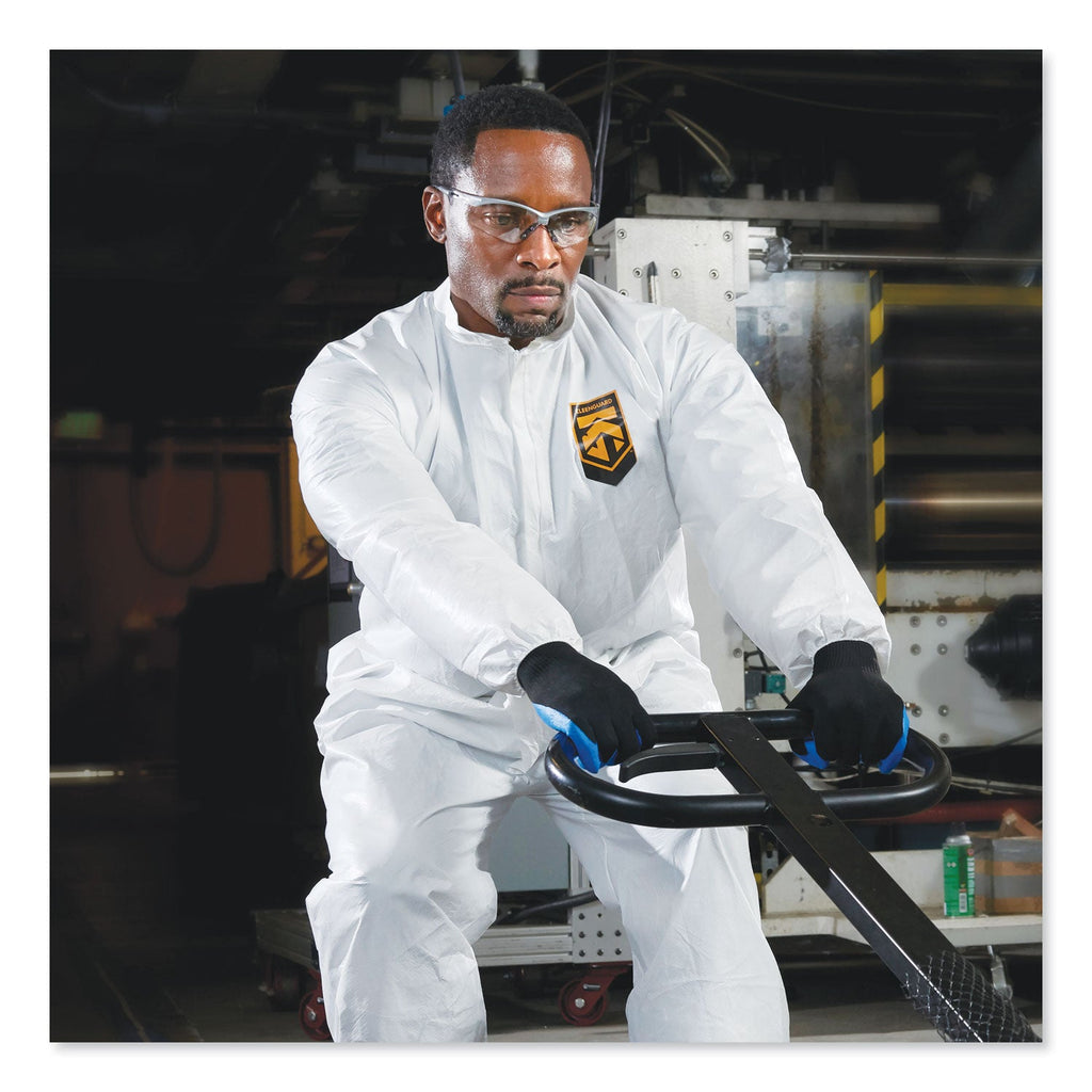 KleenGuard A30 Elastic-Back Coveralls, White, 2X-Large, 25/Carton