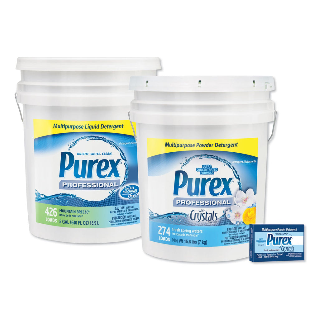 Purex Dry Detergent, Fresh Spring Waters, Powder, 15.6 lb. Pail g Waters