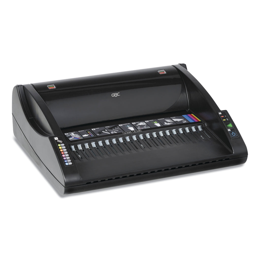 GBC CombBind C110E Electric Binding Machine, 330 Sheets, 15.44 x 12.38 x 4.78, Black