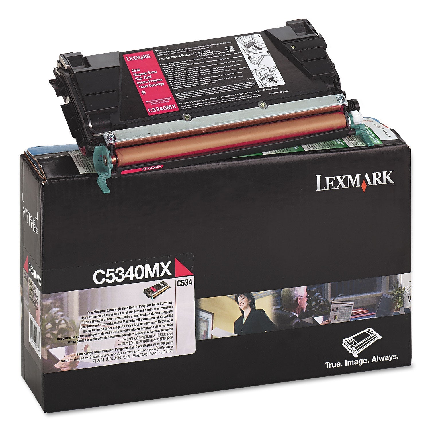 Lexmark C5340MX Return Program Extra High-Yield Toner, 7,000 Page-Yield, Magenta