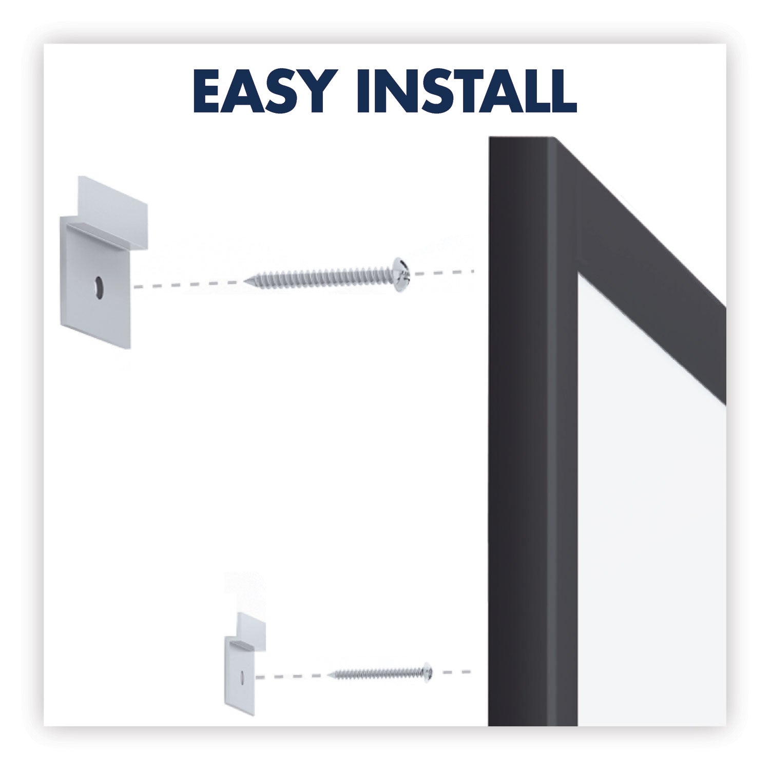 Quartet Classic Series Total Erase Dry Erase Board, 48 x 36, White Surface, Black Frame