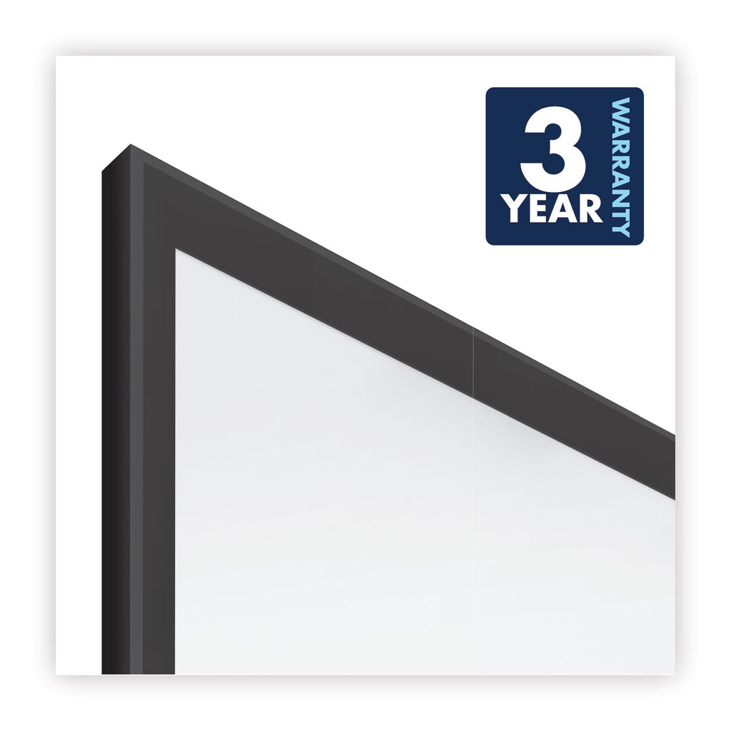 Quartet Classic Series Total Erase Dry Erase Board, 48 x 36, White Surface, Black Frame