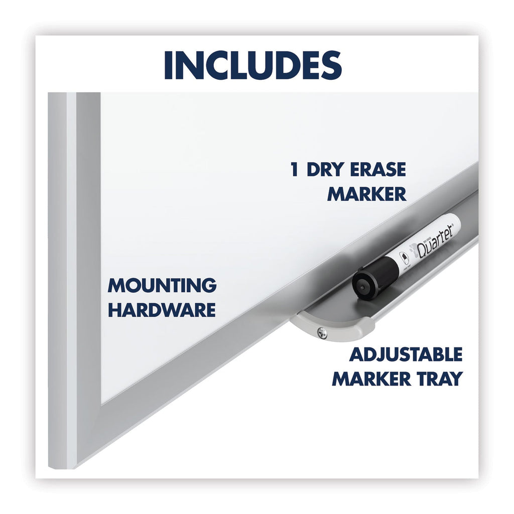 Quartet Classic Series Nano-Clean Dry Erase Board, 36 x 24, Silver Frame