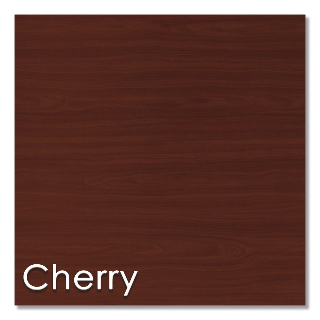 Linea Italia Study Carrell Starter Unit, 2-Leg, 31.25 x 23.5 x 45.25, Cherry