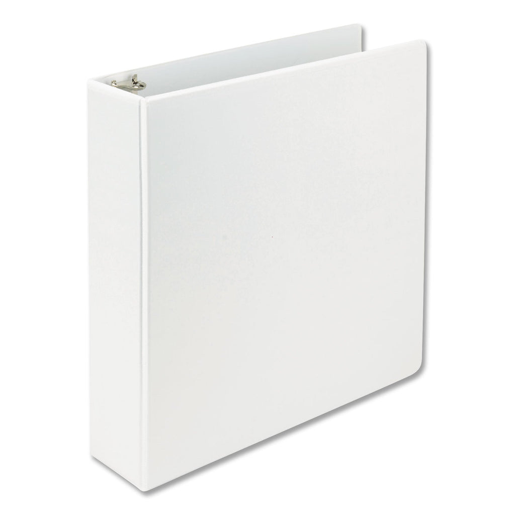 Samsill Earth's Choice Biobased D-Ring View Binder, 3 Rings, 2" Capacity, 11 x 8.5, White