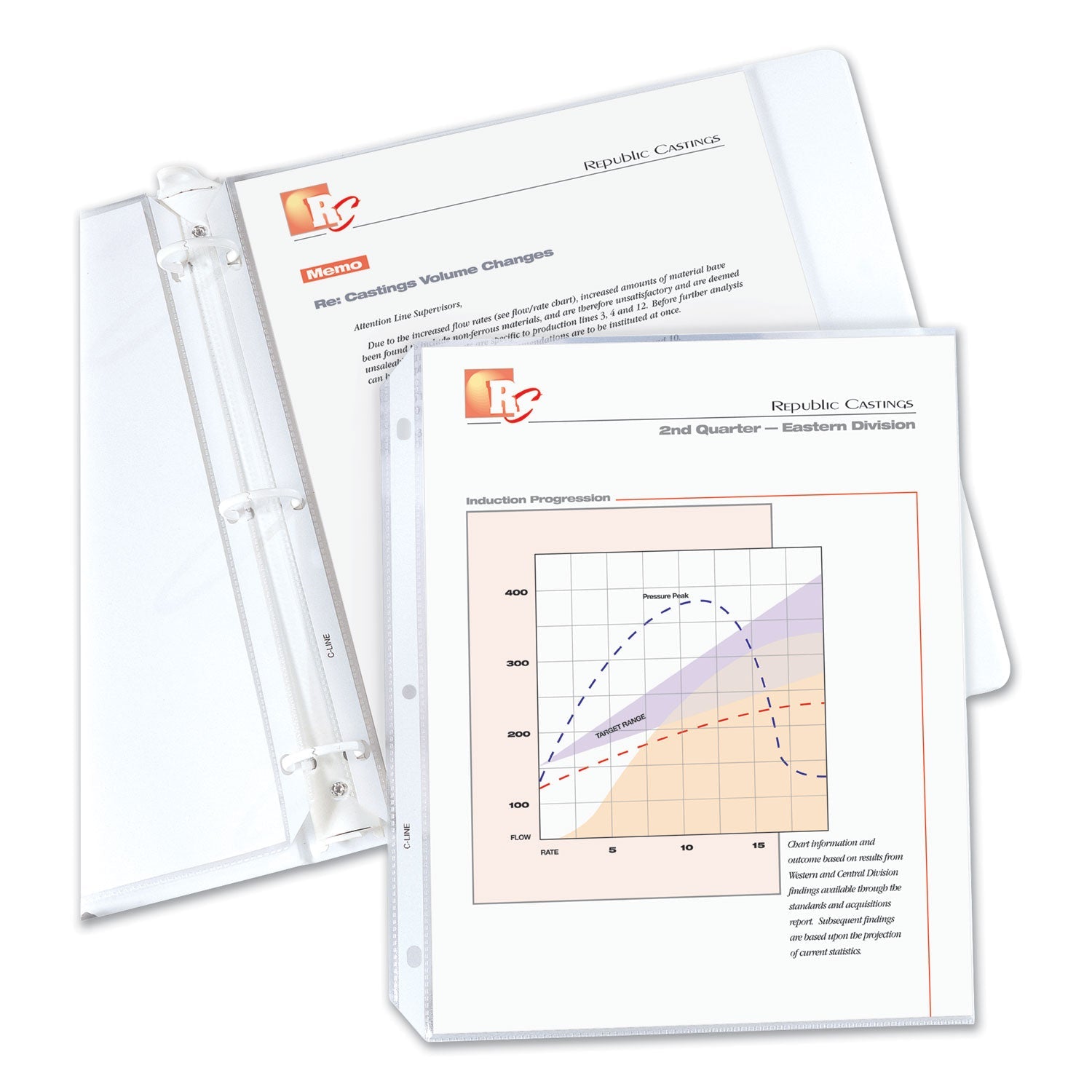 C-Line Standard Weight Polypropylene Sheet Protectors, Non-Glare, 2", 11 x 8.5, 100/Box