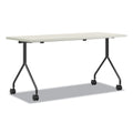 HON Between Nested Multipurpose Tables, Rectangular, 72w x 24d x 29h, Silver Mesh/Loft