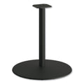 HON Between Round Disc Base for 30" Table Tops, 29" High, Black Mica