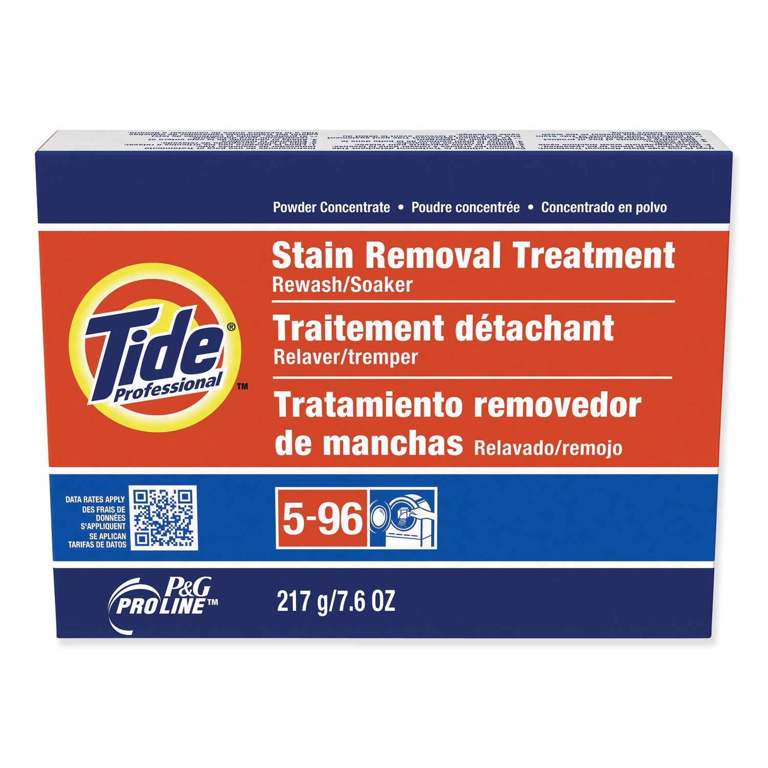 Tide Stain Removal Treatment Powder, 7.6 oz Box, 14/Carton