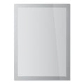 Durable DURAFRAME SUN Sign Holder, 8.5 x 11, Silver Frame, 2/Pack