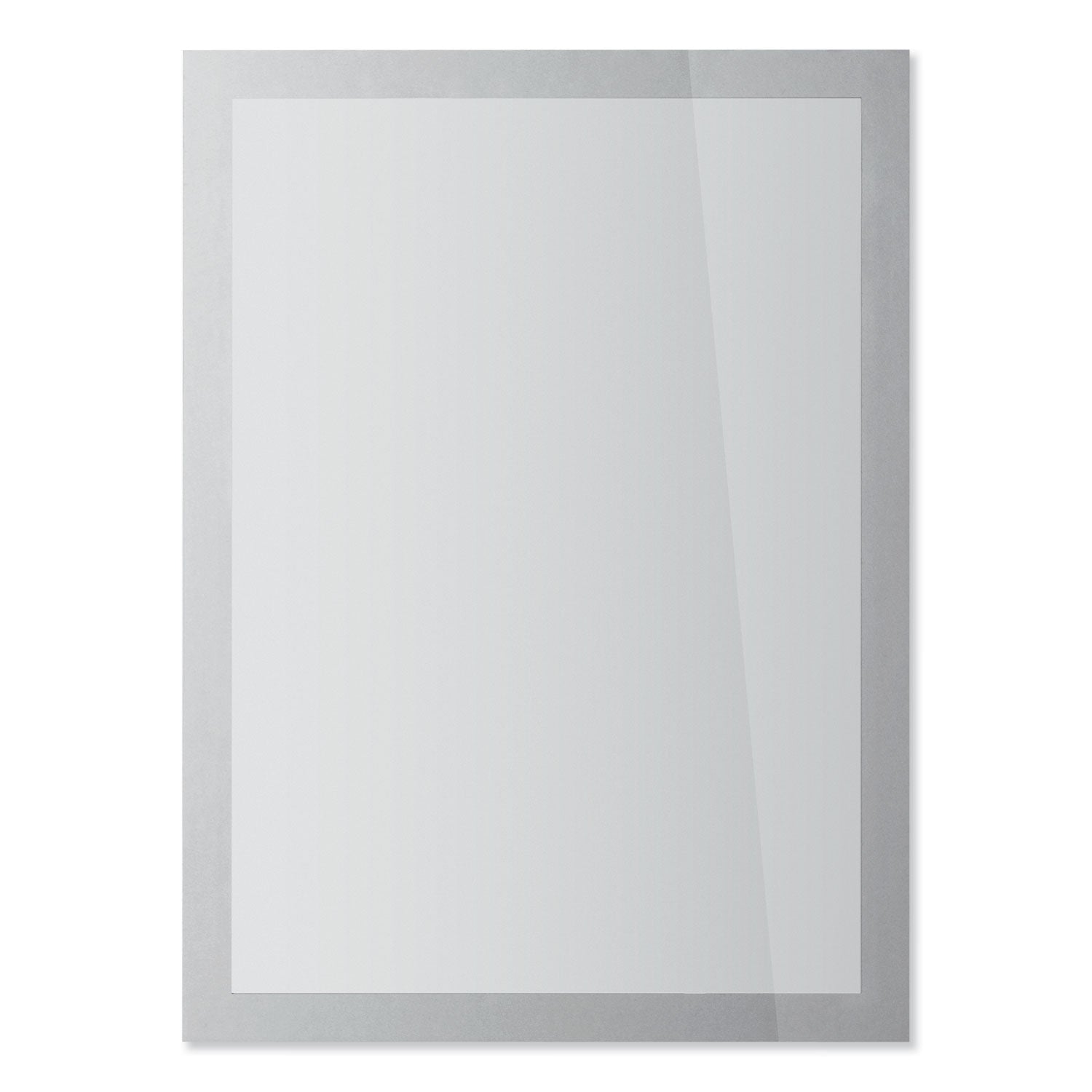 Durable DURAFRAME SUN Sign Holder, 8.5 x 11, Silver Frame, 2/Pack
