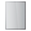 Durable DURAFRAME SUN Sign Holder, 11 x 17, Silver Frame, 2/Pack