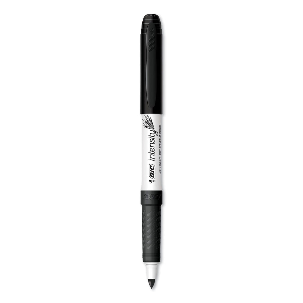 BIC Intensity Low Odor Fine Point Dry Erase Marker Xtra Value Pack, Fine Bullet Tip, Black, 175/Carton