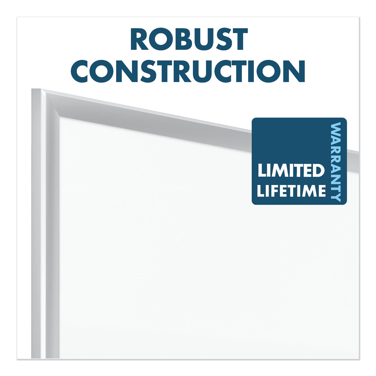 Quartet Classic Series Porcelain Magnetic Board, 36 x 24, White, Silver Aluminum Frame
