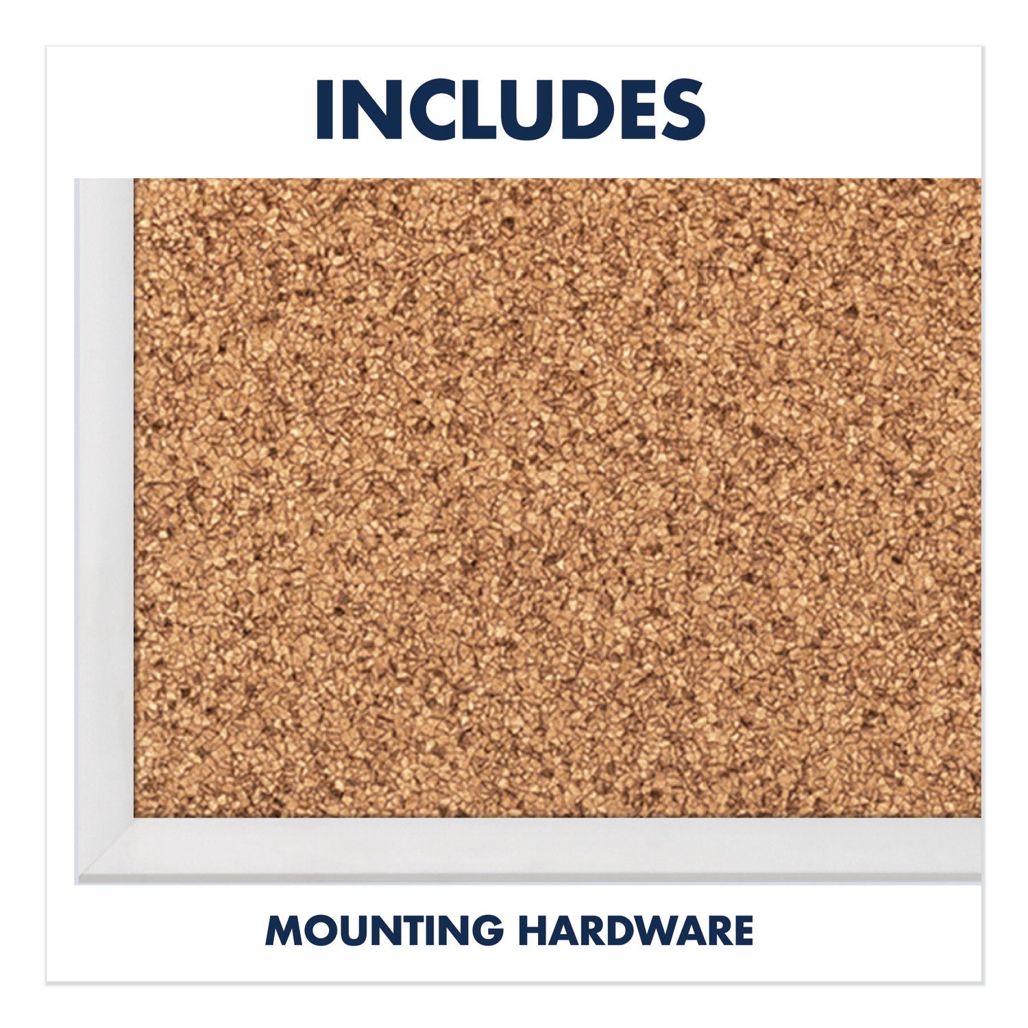 Quartet Classic Series Cork Bulletin Board, 24 x 18, Silver Aluminum Frame
