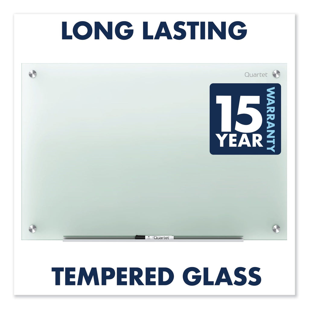 Quartet Infinity Glass Marker Board, Frosted, 48 x 36