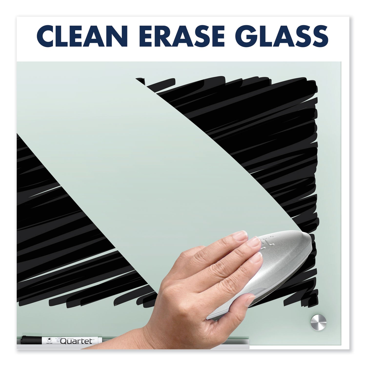 Quartet Infinity Glass Marker Board, Frosted, 72 x 48